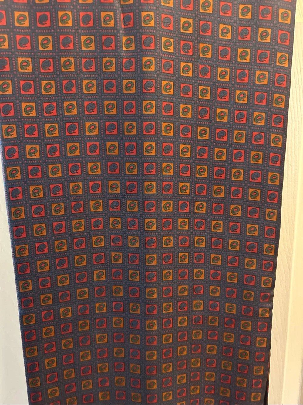 Vintage A. Sulka and Company Silk, Wool and Cashmere Patterned Scarf Silk Tassle